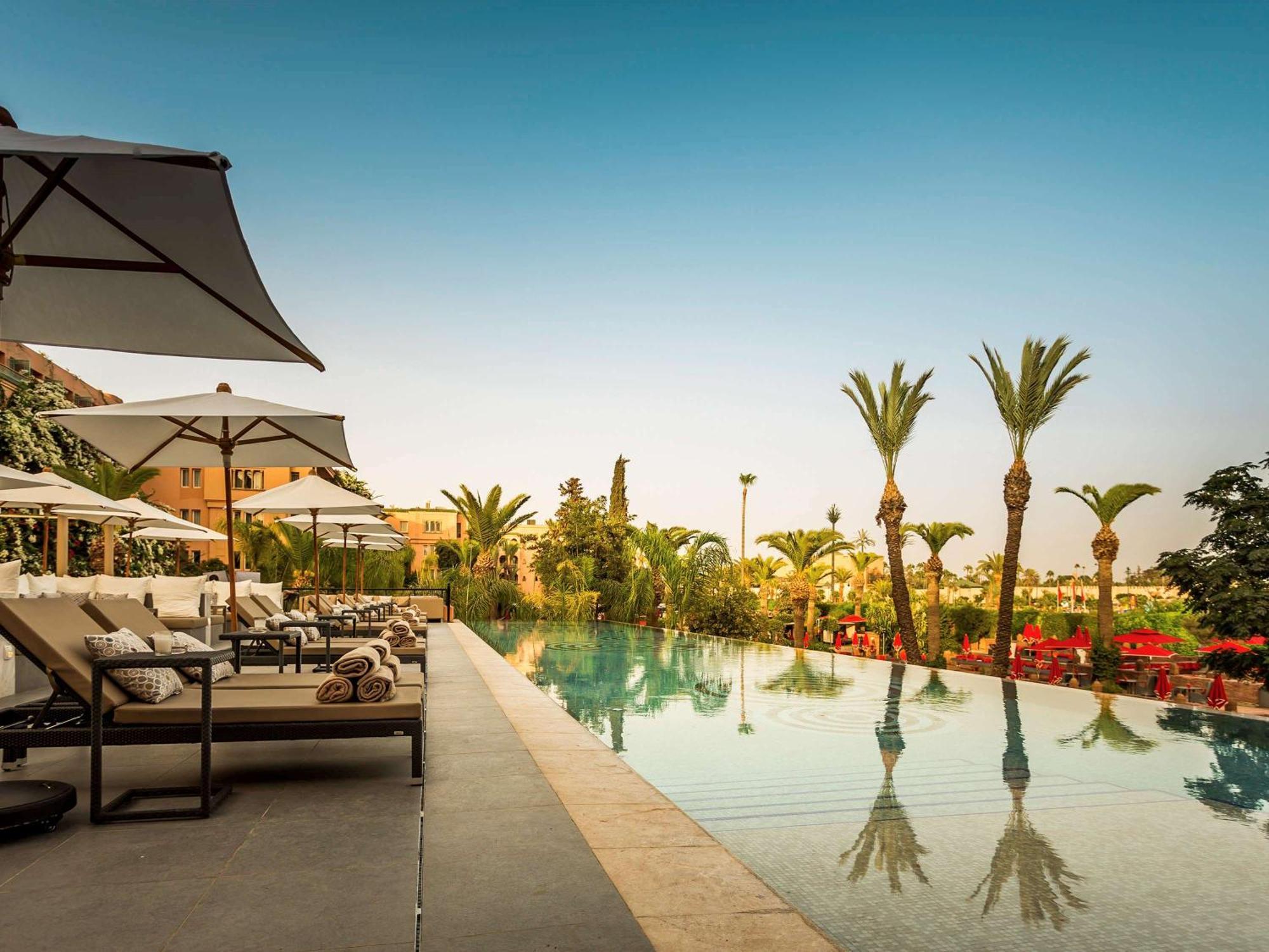 Sofitel Marrakech Palais Imperial & Spa Marrakesh Esterno foto The pool at the Four Seasons Hotel Marrakech