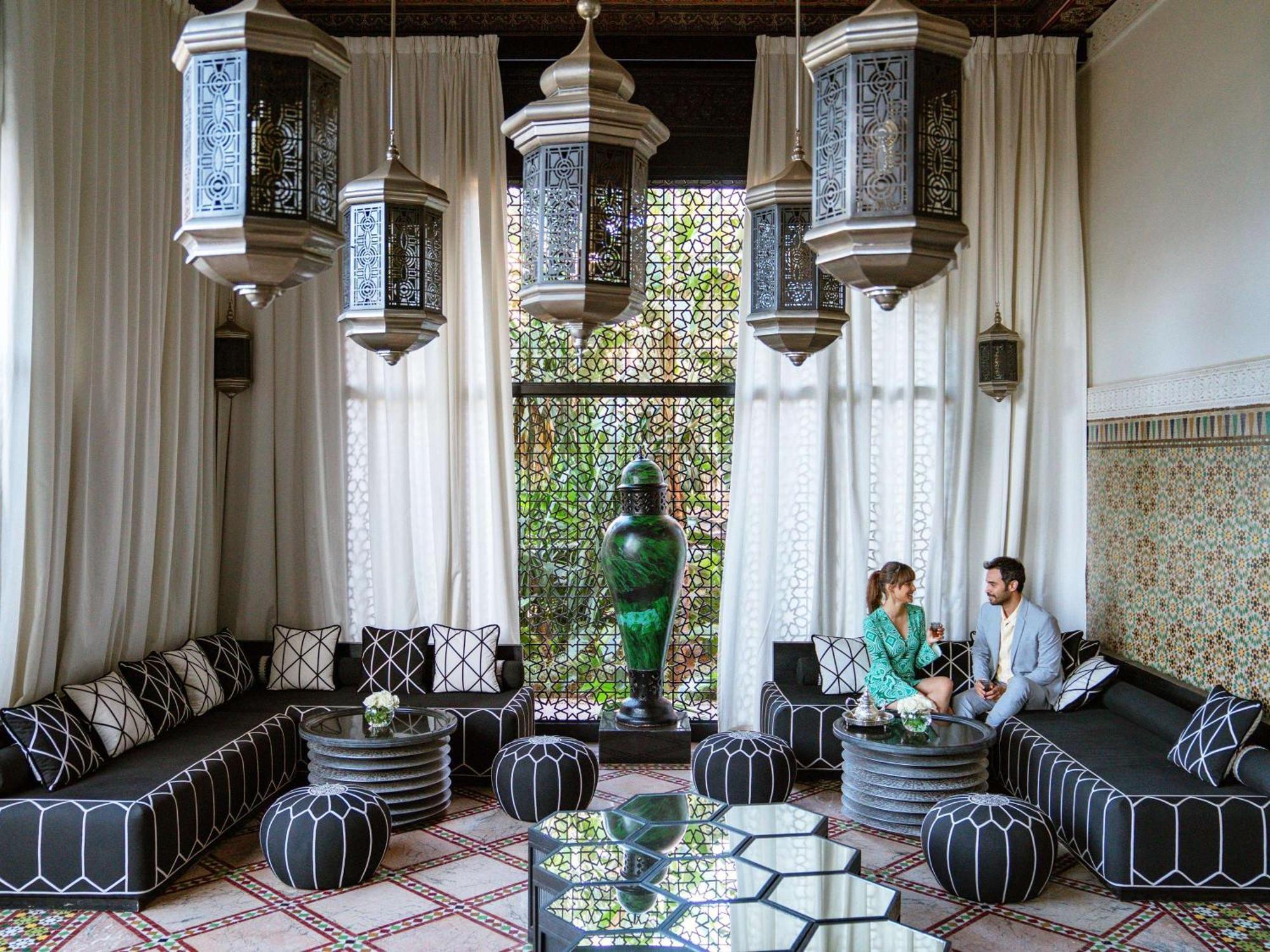 Sofitel Marrakech Palais Imperial & Spa Marrakesh Esterno foto The hotel's lobby
